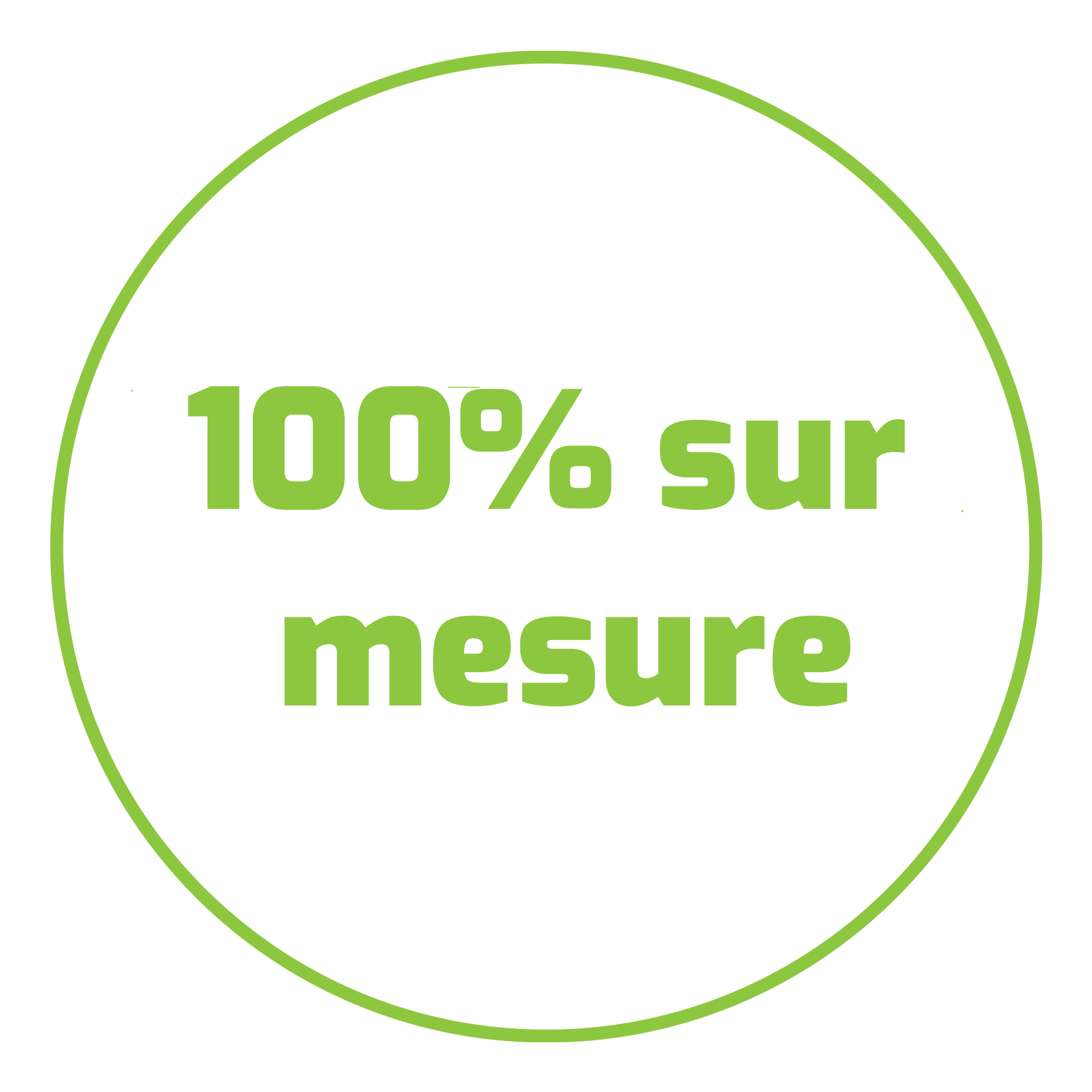 100% sur mesure